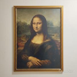Quadro con stempa la gioconda