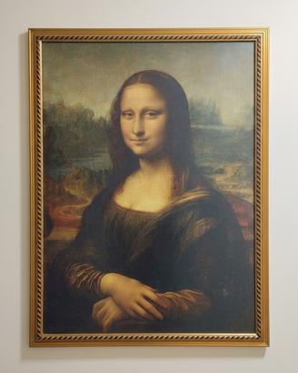 Quadro con stempa la gioconda