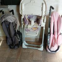 passeggini e seggiolone