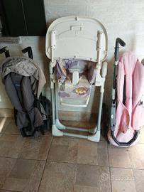 passeggini e seggiolone