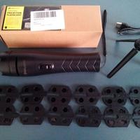 Torcia luce led+proiettore disegni Natale,feste