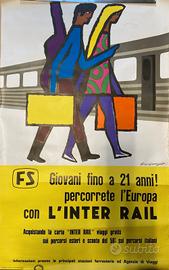 Manifesto pubblicitario Ferrovie dello Stato 1974