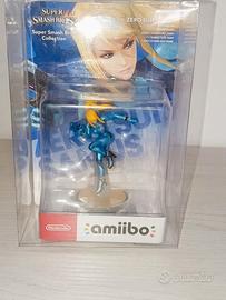Amiibo Samus Aran Zero Suit No40 Box danneggiata