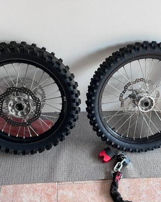 Coppia cerchi per honda crf