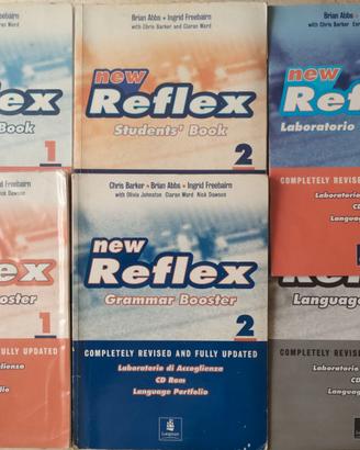 NEW REFLEX, libro di inglese completo in 6 tomi