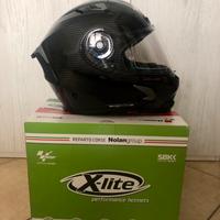 Casco moto da pista carbonio