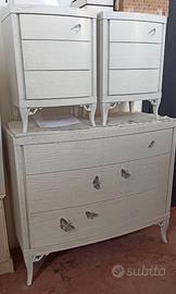 Set comò e comodini legno di rovere Maison Matiee