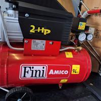 Compressore d'aria Fini Amico 25 lt 2hp carrellato