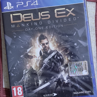 Deus Ex Mankind Divided PlayStation4 PS4 nuovo