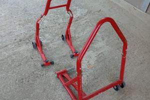 Coppia cavalletti alza moto compatibile Triumph