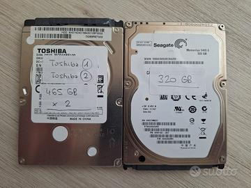 HDD Toshiba e Seagate