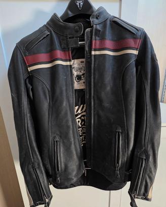 Giubbotto moto donna