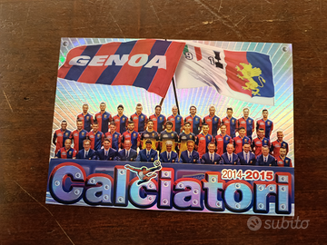 Squadra Genoa 2014/15 Calciatori Panini Maxi Card