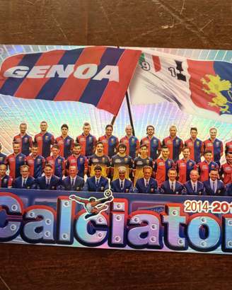 Squadra Genoa 2014/15 Calciatori Panini Maxi Card