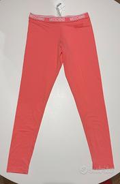 Leggings color corallo Moschino