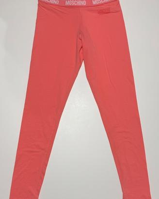 Leggings color corallo Moschino