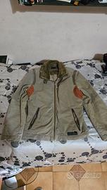 giubbotto/giacca bomber militare con pellicciotto