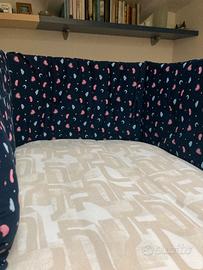 Paracolpi imbottito  per lettino nuovo