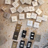 serie placche prese interruttori deviatori
