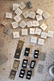 serie placche prese interruttori deviatori