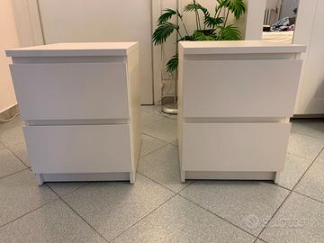 2 COMODINI Ikea Malm