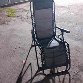 sedia a sdraio pieghevole 