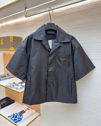 Camicia a maniche corte PRADA Re-Nylon, taglia L