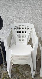 Sedie in plastica dura