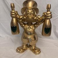 Statua Paperon de' Paperoni gold Pop Art 45 cm