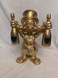 Statua Paperon de' Paperoni gold Pop Art 45 cm