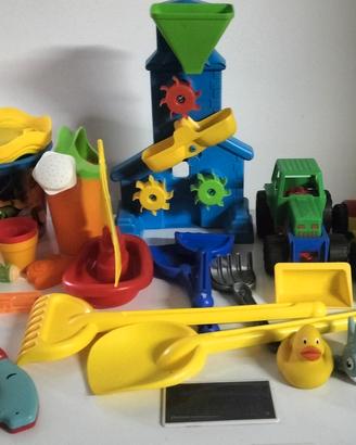 Giochi mare spiaggia Lotto 2/2 secchi formine