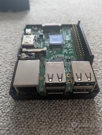 Raspberry pi 3 model b+ v1.2 con case in alluminio
