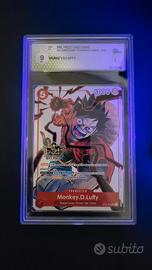 Carta gradata one piece luffy st01-012 graad 9