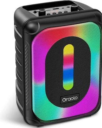 Cassa Bluetooth Potente con Luci, 24Ore Playtime