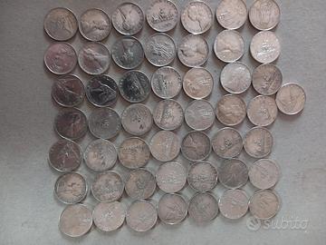 RITIRO 500 LIRE ARGENTO CARAVELLE ,CAVALLI, DANTE
