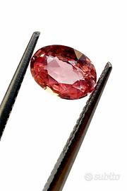 Zaffiro Nat Padparadscha Ceylon 1,33 ct Unheat