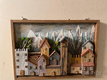 Quadro in legno massello