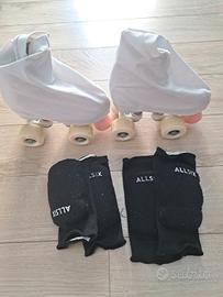 Pattini artistici bambina rosa