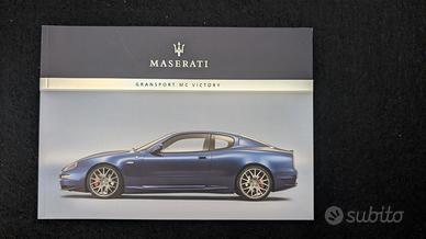 manuale uso e manutenzione Maserati gransport mc