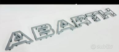 SCRITTA 500 abarth ad incastro per edizione 595