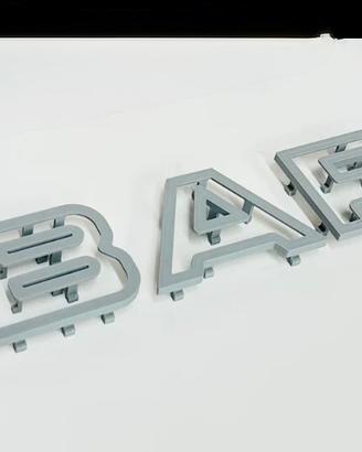 SCRITTA 500 abarth ad incastro per edizione 595