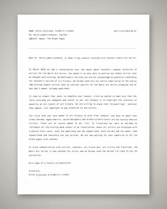 About: The Blank Pages (2014-2020) stampa A3