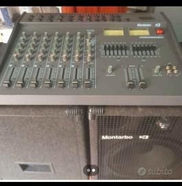 mixer +casse +cavetteria+microfono