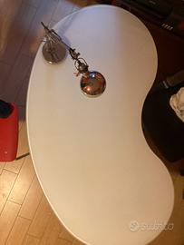 Scrivania vetro e metallo