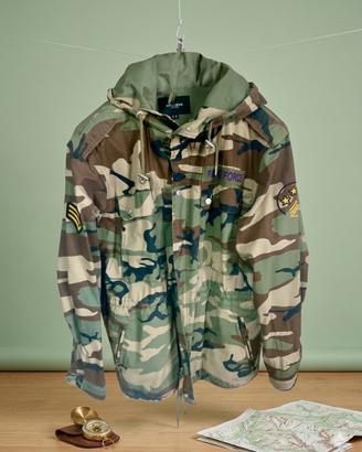 Giacca Parka Camouflage Pull&Bear