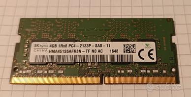 4gb DDR4 2133 - Lenovo Thinkpad