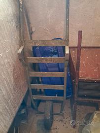 carrello per casse uva raccolta frutta filari pere