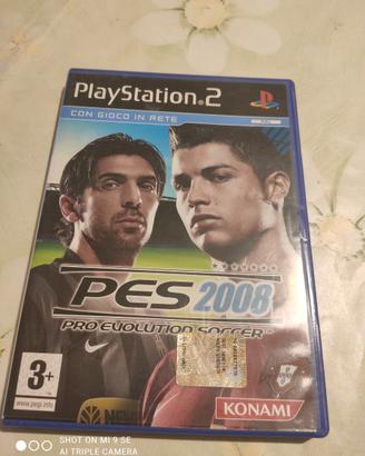 PES 2008 per PlayStation 2