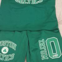 completo canotta da basket celtics x tatum