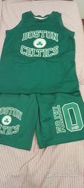 completo canotta da basket celtics x tatum